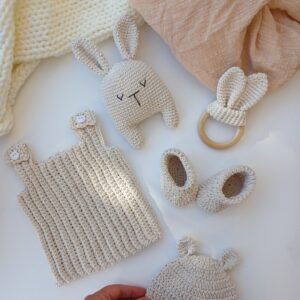 Pack materiales curso tejidos para bebés