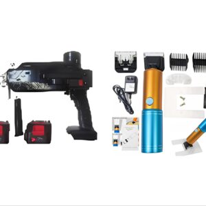 Máquina Tufting + Esquiladora a Bateria